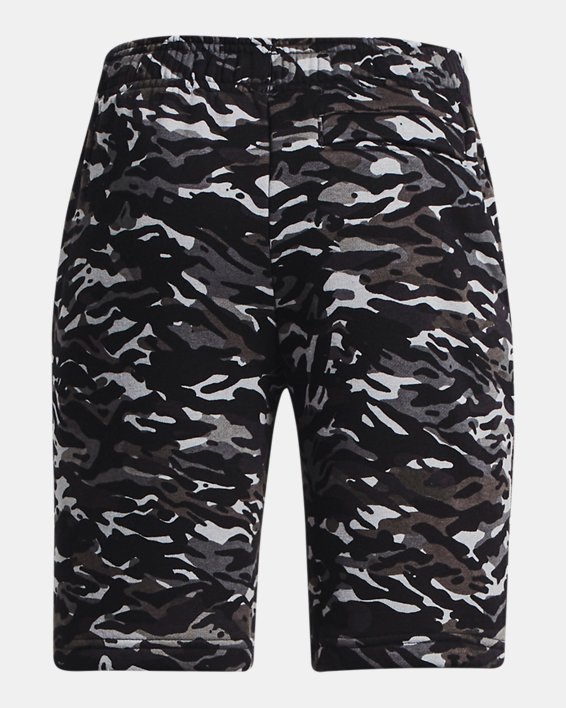 Boys' UA Rival Fleece ANAML Shorts in Black image number 1